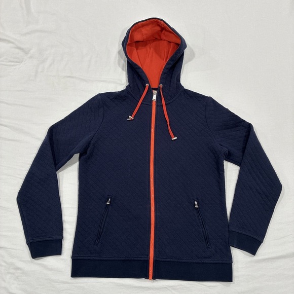 Ralph Lauren Jackets & Blazers - Womens Lauren Ralph Lauren Active Jacket Size Small Blue/Orange Hooded Quilted